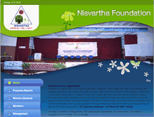 Tablet Screenshot of nisvartha.org